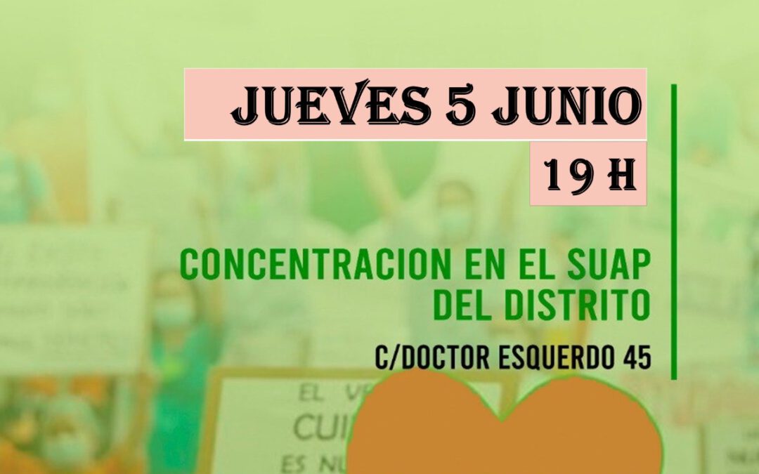 Movilización en el SUAP.
