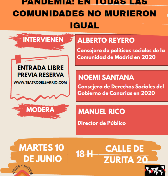 Charla en el Teatro del Barrio.