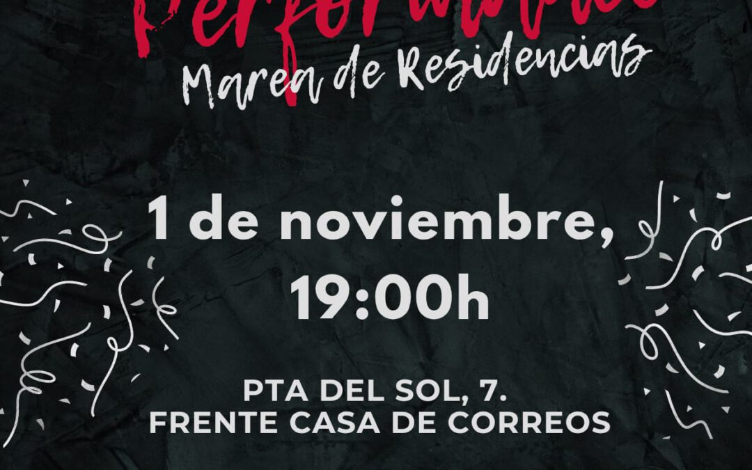 Perfomance en memoria de las 7291 victimas en las residencias durante la pandemia.