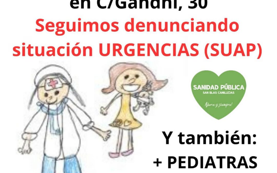 San Blas Canillejas vuelve a exigir la apertura del SUAP.