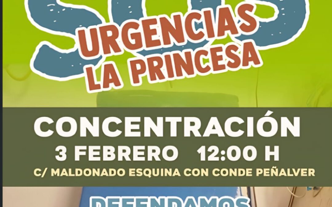 De nuevo nos vamos a la Convocatoria del Hospital de la Princesa.