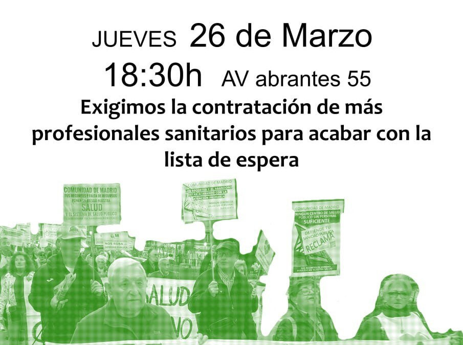 Carabanchel indignado por la fuga de medic@s