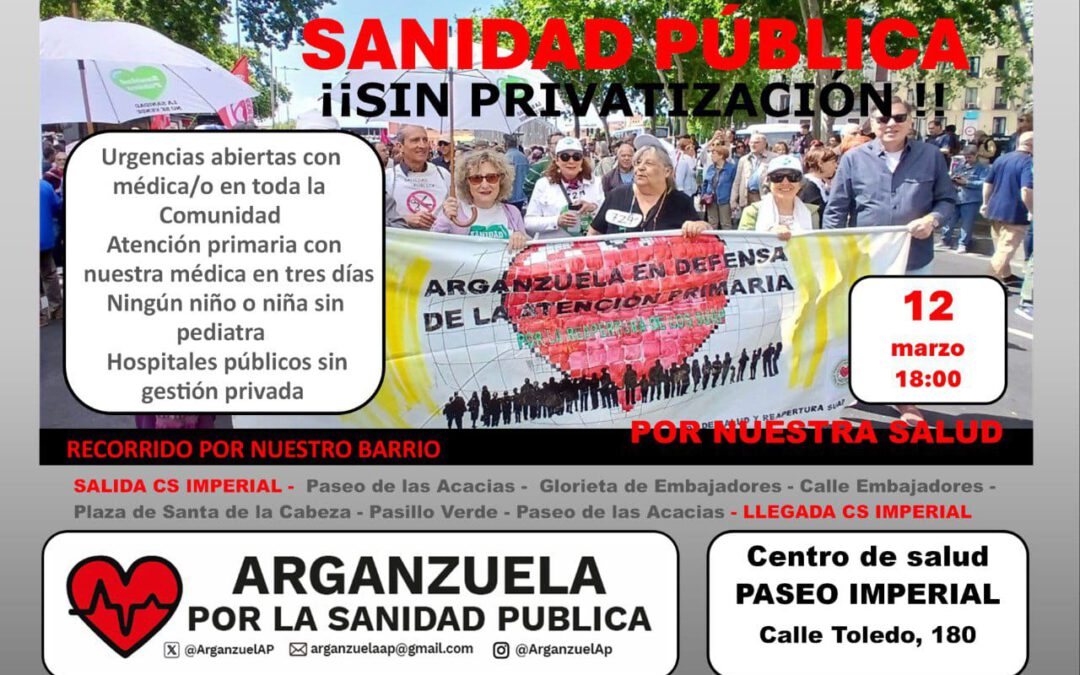 Arganzuela de paseo por sus calles.