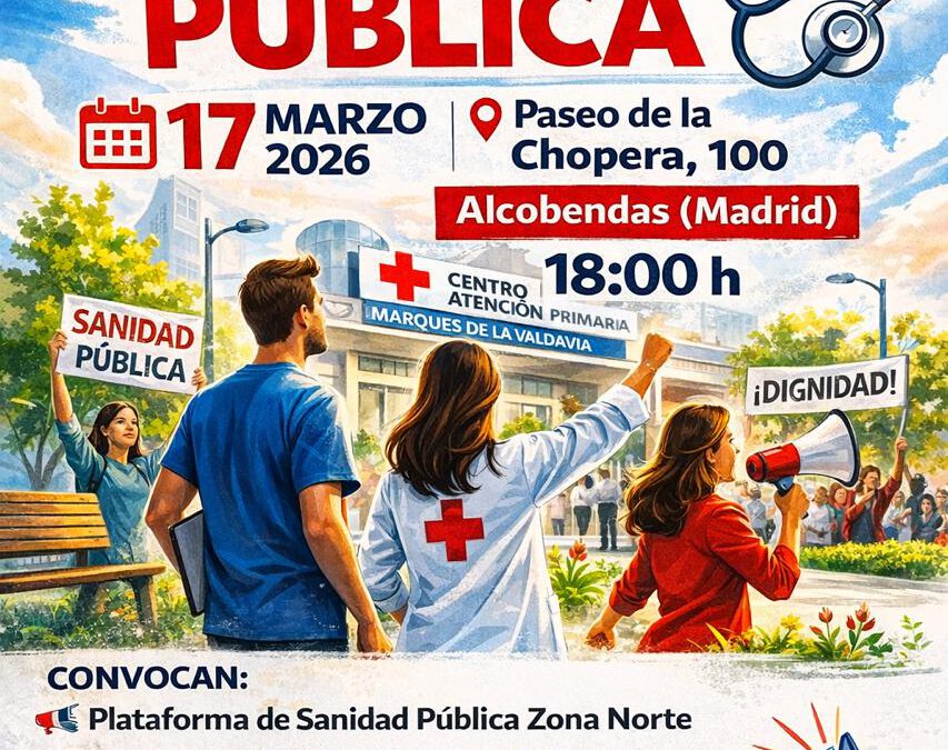 La zona norte de Madrid se moviliza por la Sanidad.