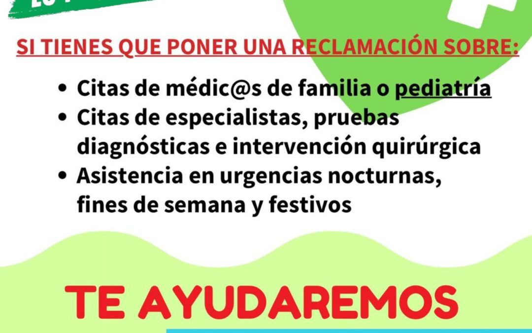 Moratalaz pone mesa de Reclamaciones.