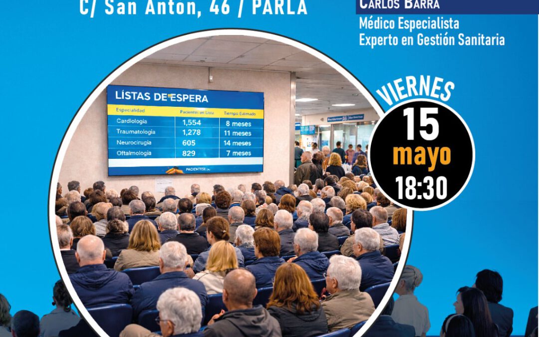 Parla nos invita a una charla sobre Sanidad.