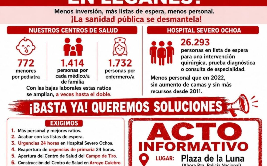 Leganés se apunta a las concentraciones del 7M