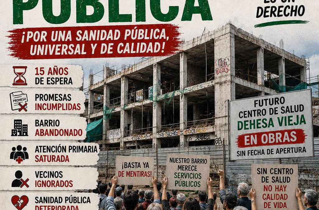 La zona Norte vuelve a denunciar el abandono de la Sanidad Pública.
