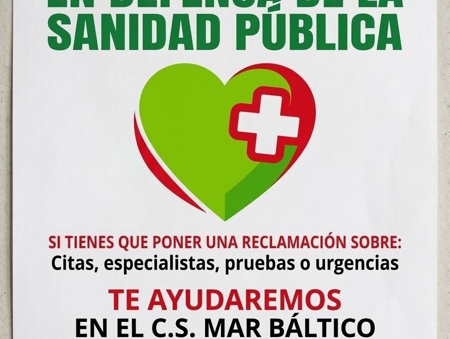 En Hortaleza ponemos mesa de reclamaciones.