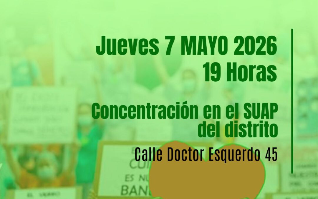 7 de mayo concentración SUAP Doctor Esquerdo