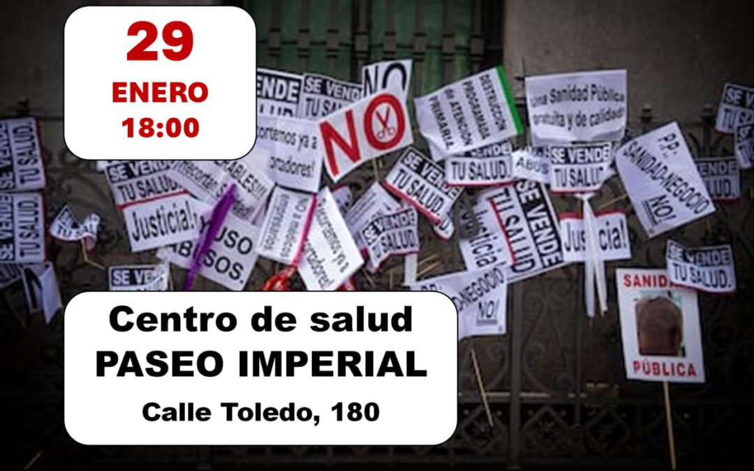 Concentración Asamblearia en Arganzuela.