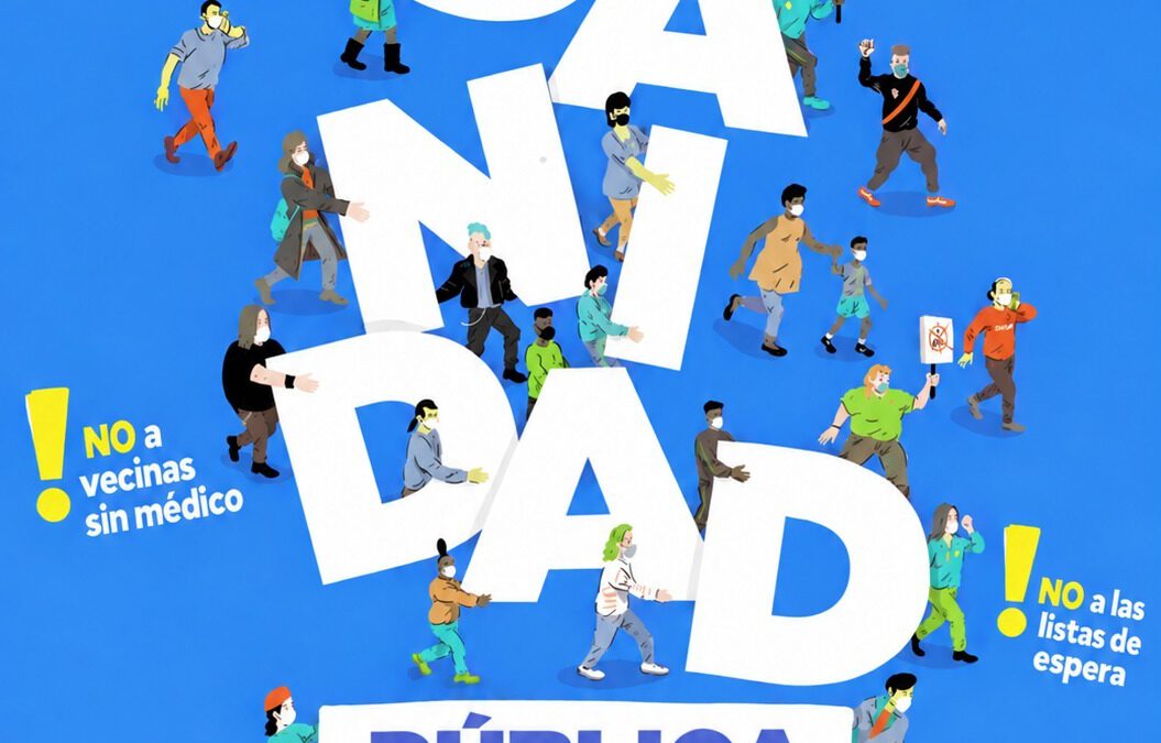 Vallecas se moviliza por la Sanidad Pública.